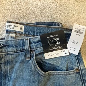 Abercrombie 90’s straight Curve love - size 32L
